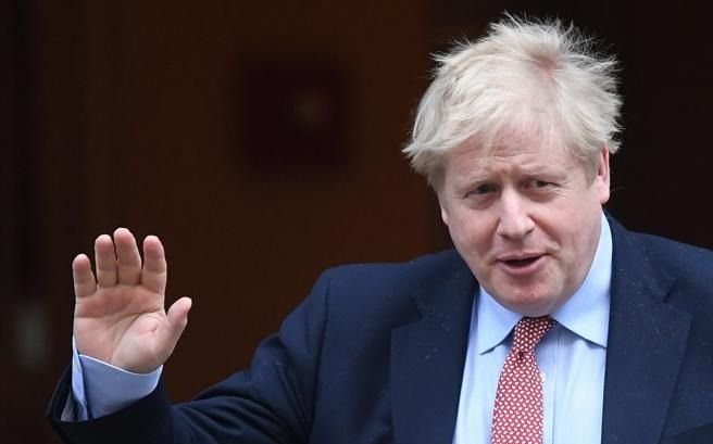El primer ministro de Gran Bretaña Boris Johnson tiene coronavirus