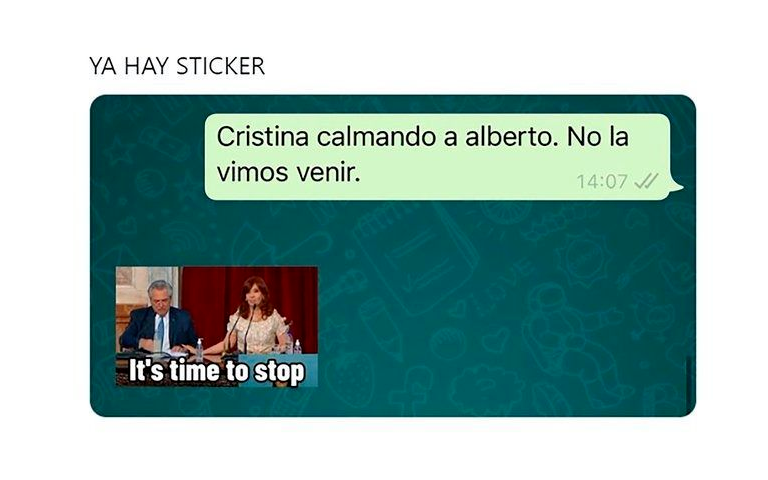 "Basta, Alberto", explotaron los memes tras el gesto de Cristina en el Congreso