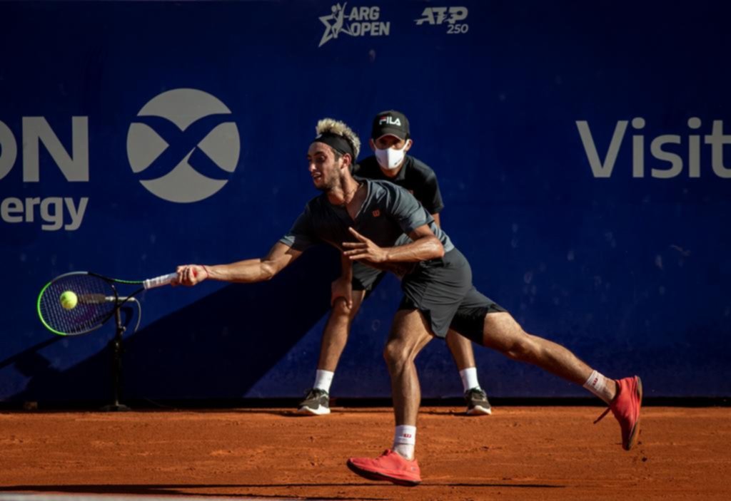 A pesar de toda la potencia, Thiago Tirante no pudo en el estreno del Argentina Open