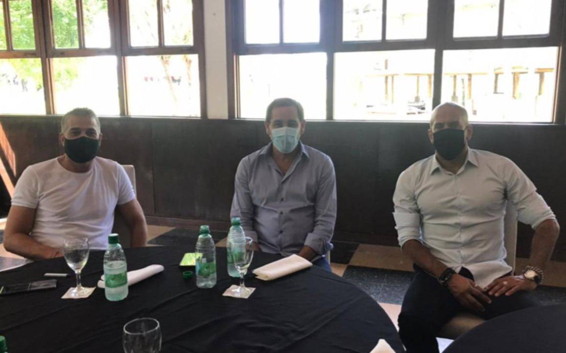 Garro se reunió con Verón y Pellegrino: trabajarán en conjunto para evitar las pintadas en la vía pública