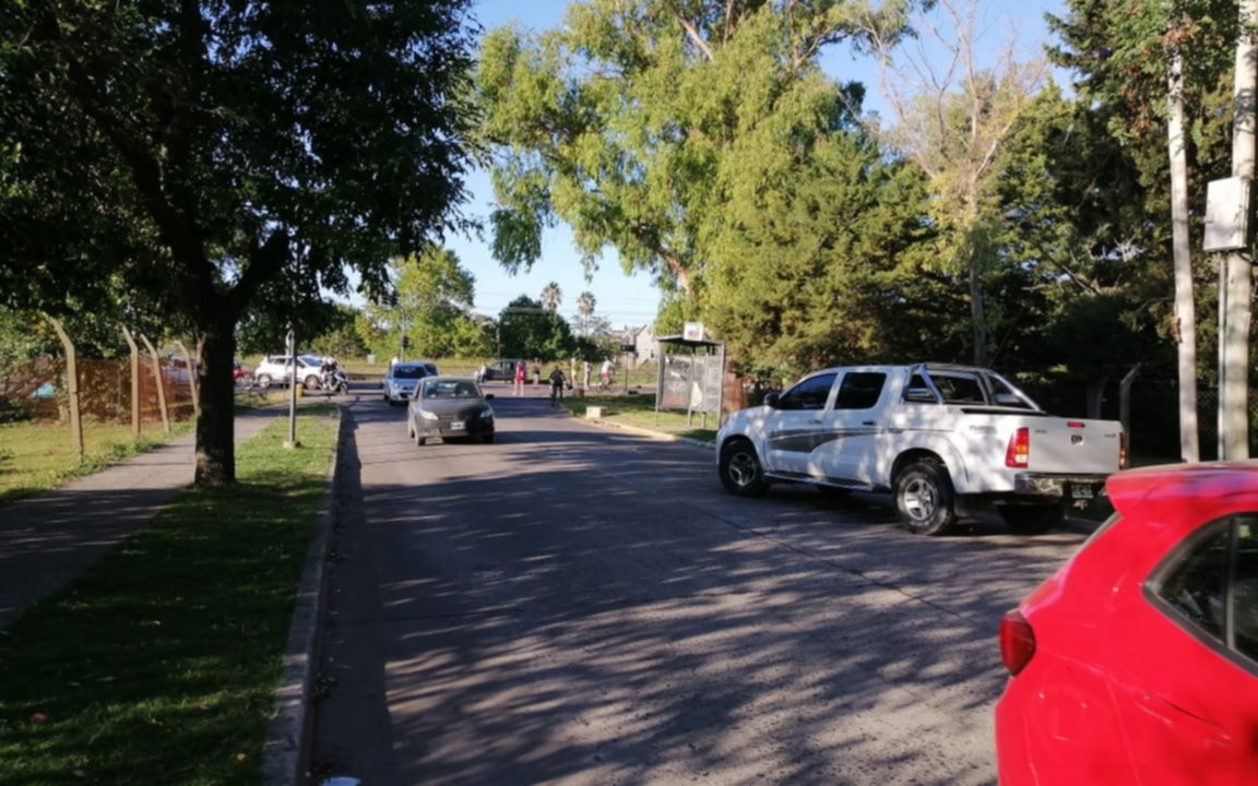 Corte en camino Centenario por un accidente