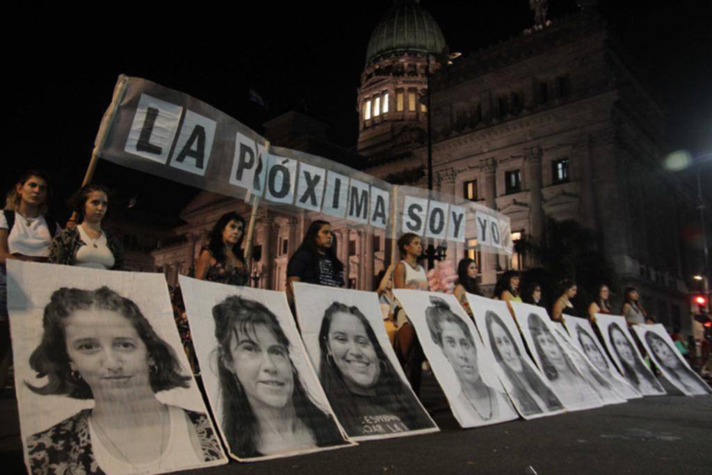 La movilización al Congreso, con el reclamo de una reforma feminista