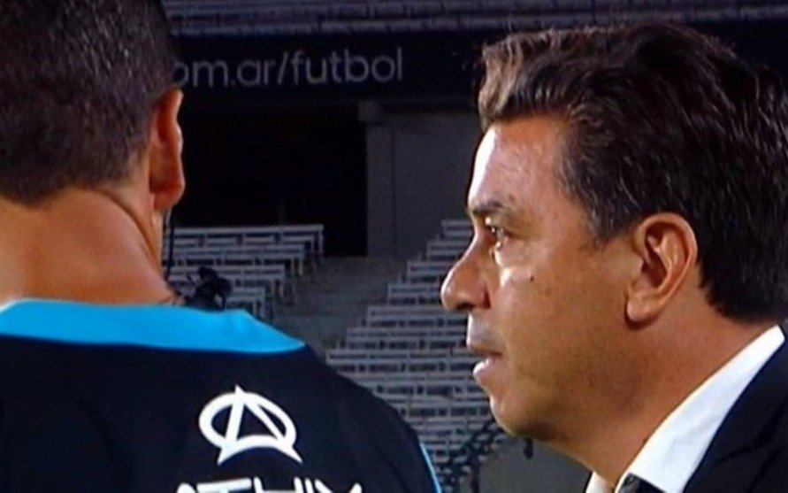 El enojo de Marcelo Gallardo: "Sos un mentiroso, sos muy mentiroso"