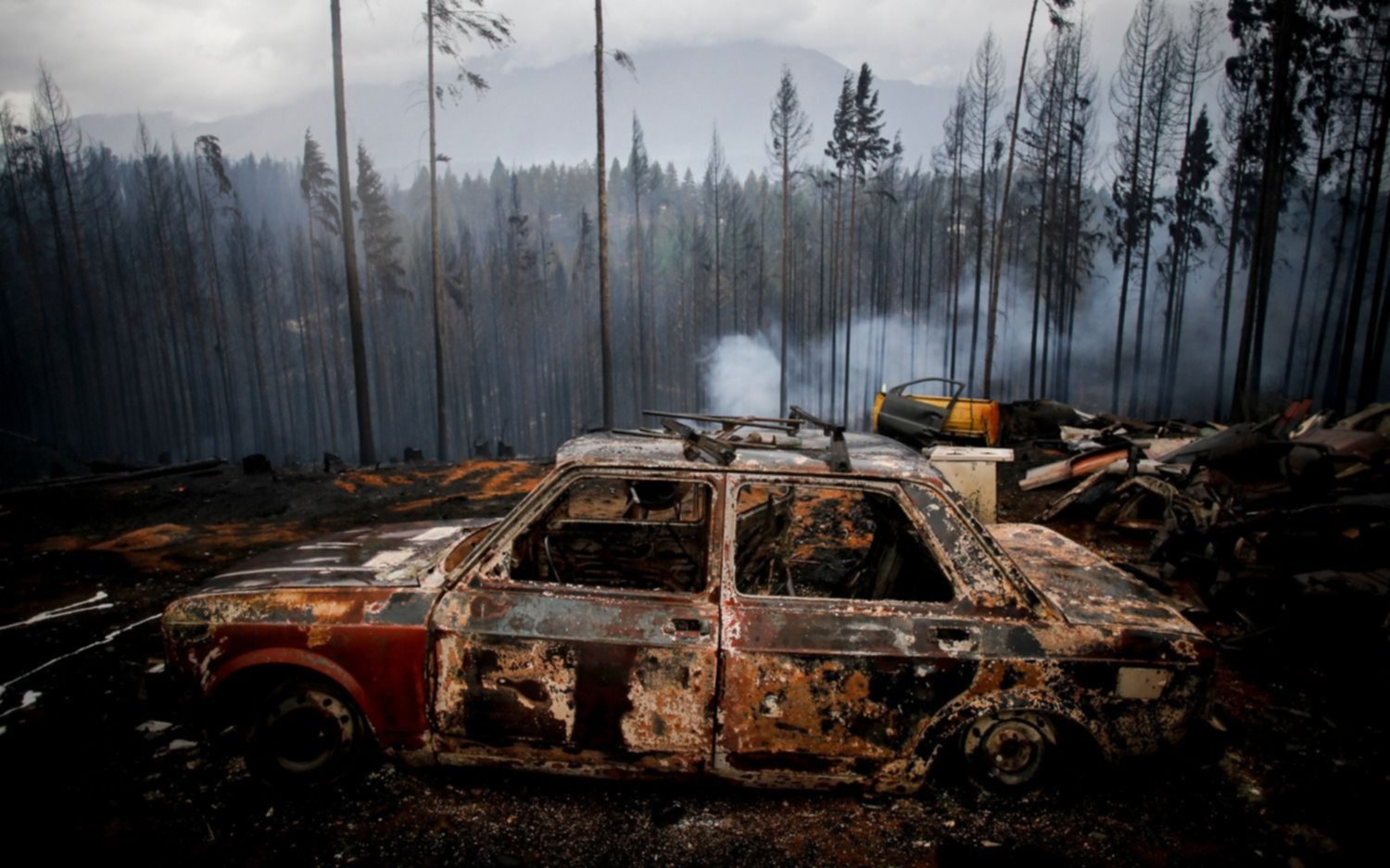 Las impactantes y dolorosas fotos de lo que está dejando el incendio en la Patagonia