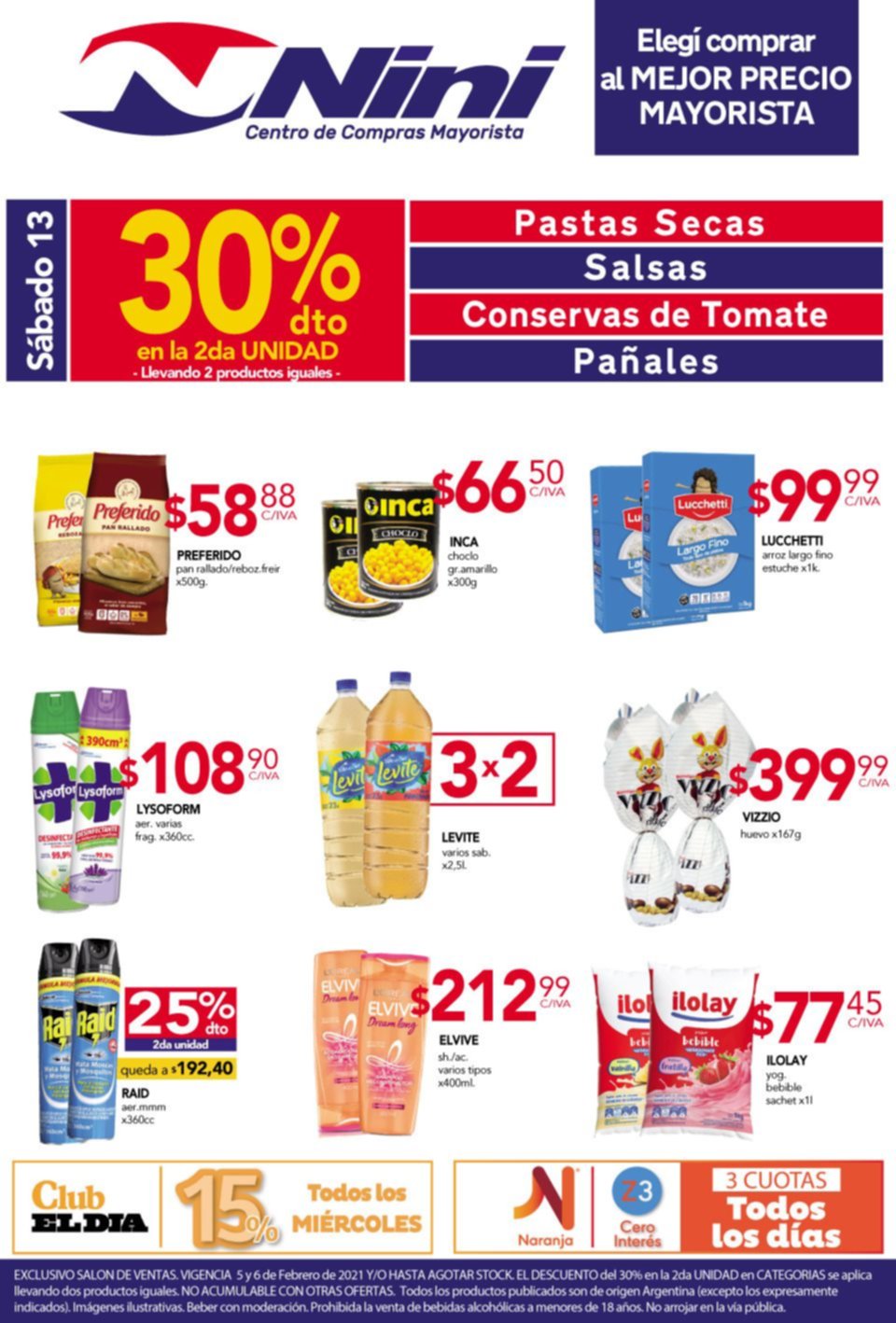 Aprovechá a comprar al mejor precio mayorista y con 15% de descuento
