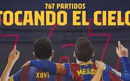 Otro récord: el homenaje del Barcelona a Messi pegó fuerte
