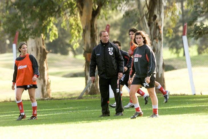 Aquella práctica en 2003, cuando sorprendió con la presencia de mujeres