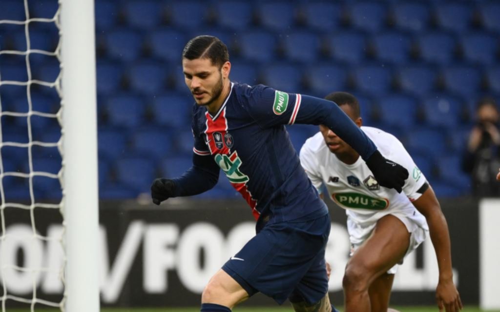 De la mano de Icardi, el PSG se clasificó a los Cuartos