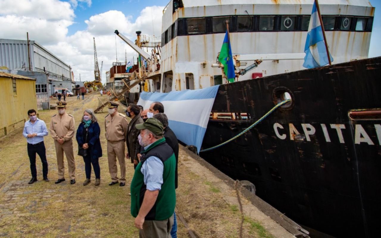 Ingresó un buque al Astillero Río Santiago que será para patrullar el mar argentino