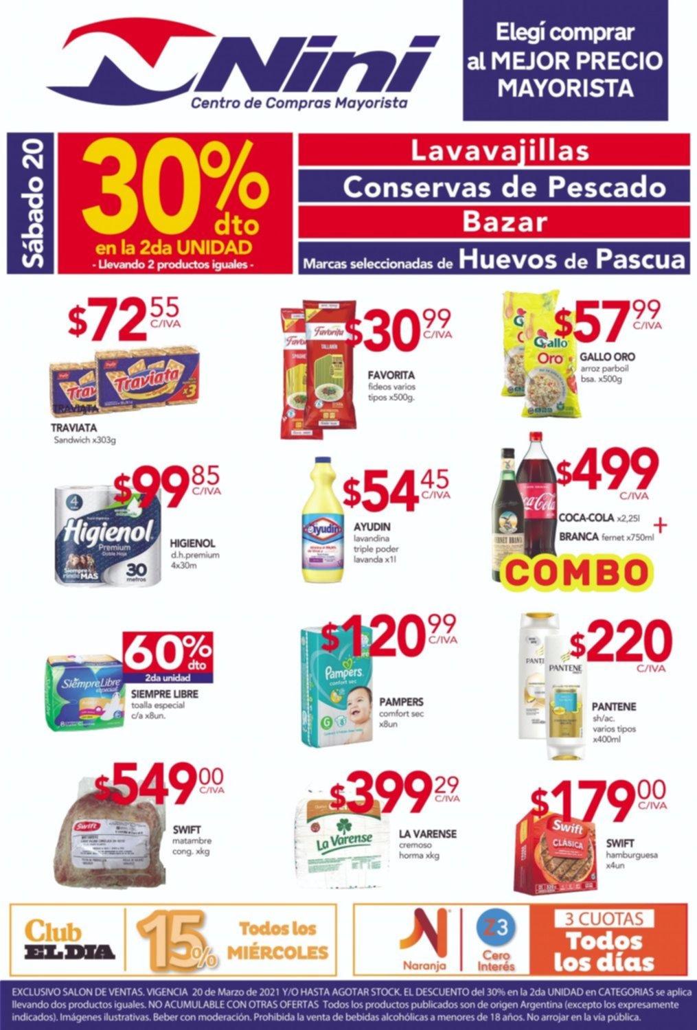 Aprovechá a comprar al mejor precio mayorista y con 15% de descuento