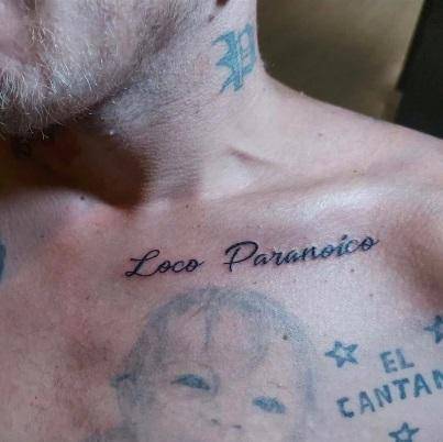 “Loco y paranoico”: el tattoo de la reconciliación para El Polaco y Barby