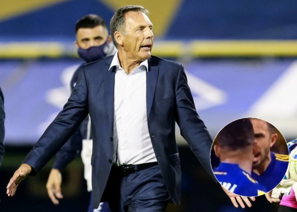 Russo tambalea en Boca después del feroz cruce entre Izquierdoz-Fabra