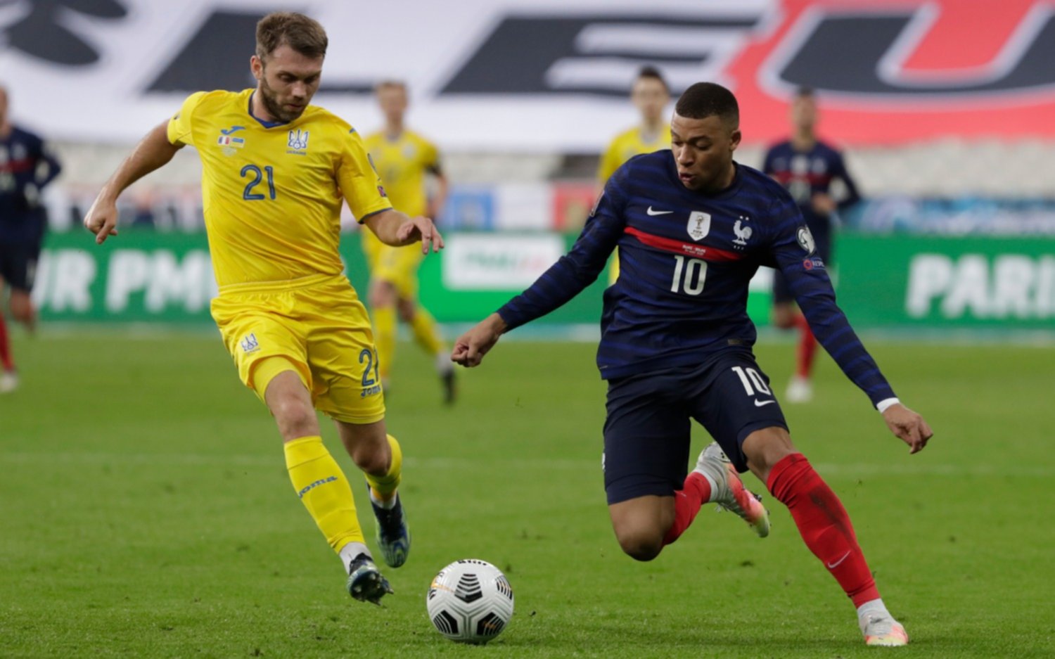 Eliminatorias Qatar 2022: Francia empató como local ante Ucrania y Portugal debutó con un triunfo