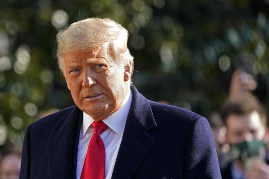 Trump alardea de su gestión en su nueva página web