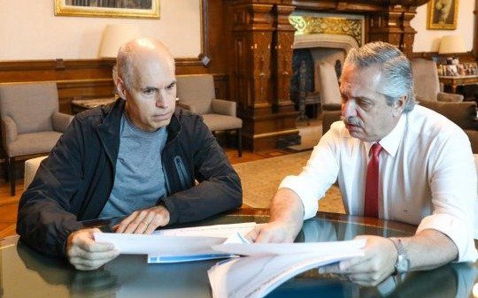 Alberto Fernández y Horacio Rodríguez Larreta se reúnen de urgencia por el crecimiento de los casos