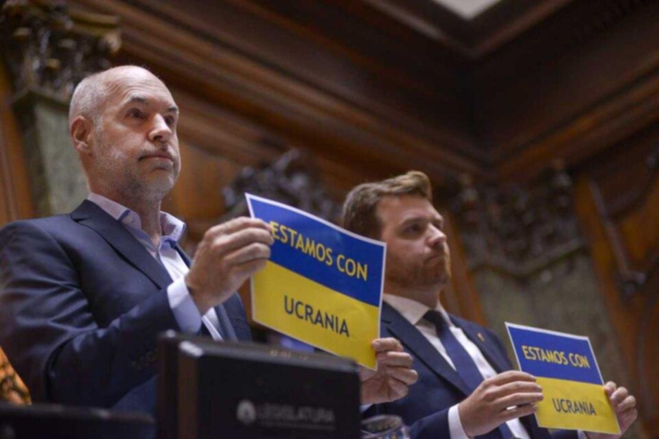 Larreta defendió su gestión y apoyó a Ucrania