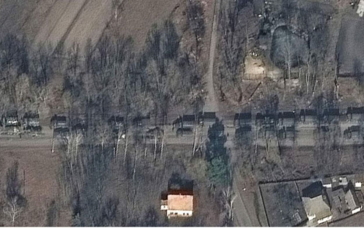 ¿Qué pasó con el convoy ruso de 64 kilómetros que se acercaba a Kiev?