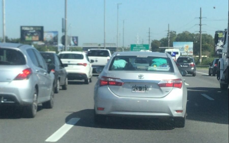 Un choque generó importantes demoras en la Autopista