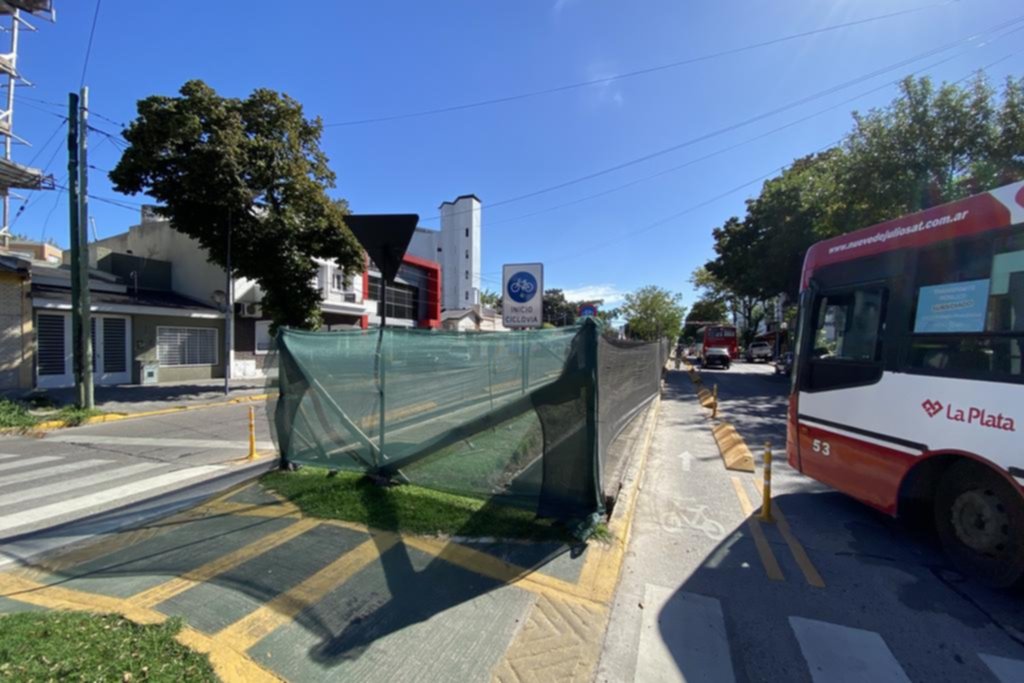 La construcción de otra bicisenda en diagonal 73 genera una polémica