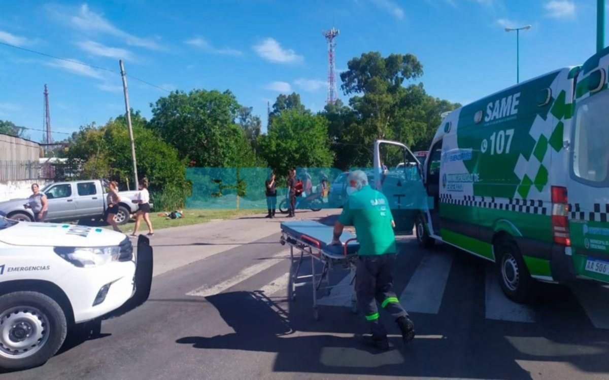 Un choque múltiple frente a la Refinería de YPF dejó varios heridos