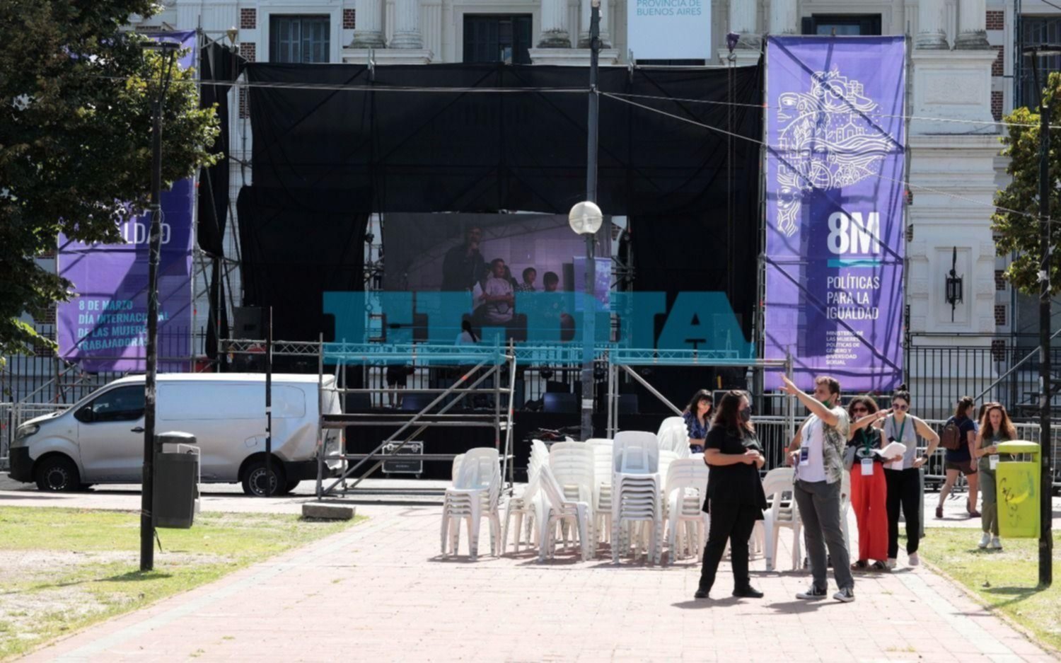 Múltiples actividades en la plaza San Martín por el Día de la Mujer: así estará cortado el Centro