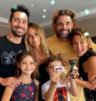López, Rojas, Castro y Vigna, juntos por los chicos