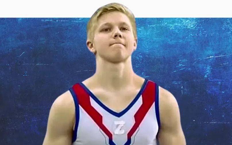 Gimnasta ruso en la mira por competir con una "Z": "Nos pidieron que tapemos la bandera"