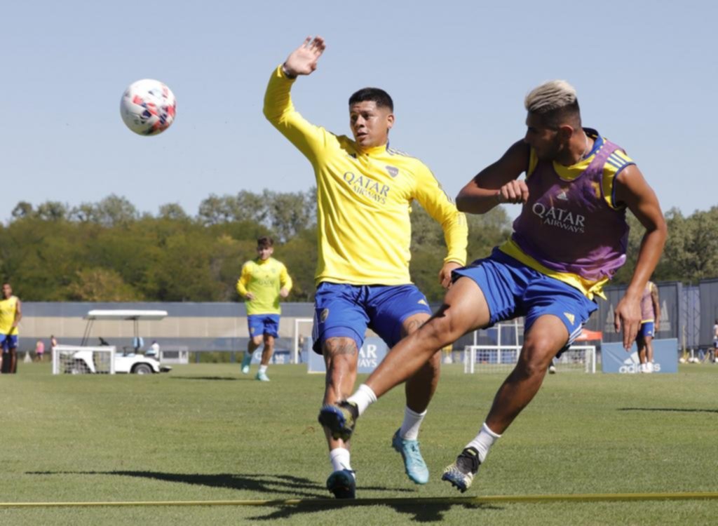 Rojo se entrenó en forma normal y jugará ante el Pincha