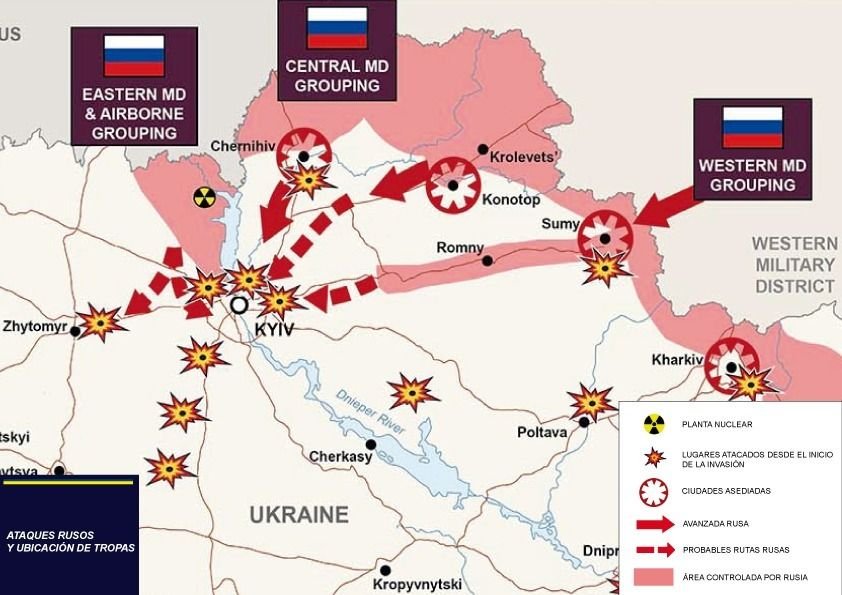 Kiev se enfrenta a su noche más oscura rodeada por el ejercito ruso