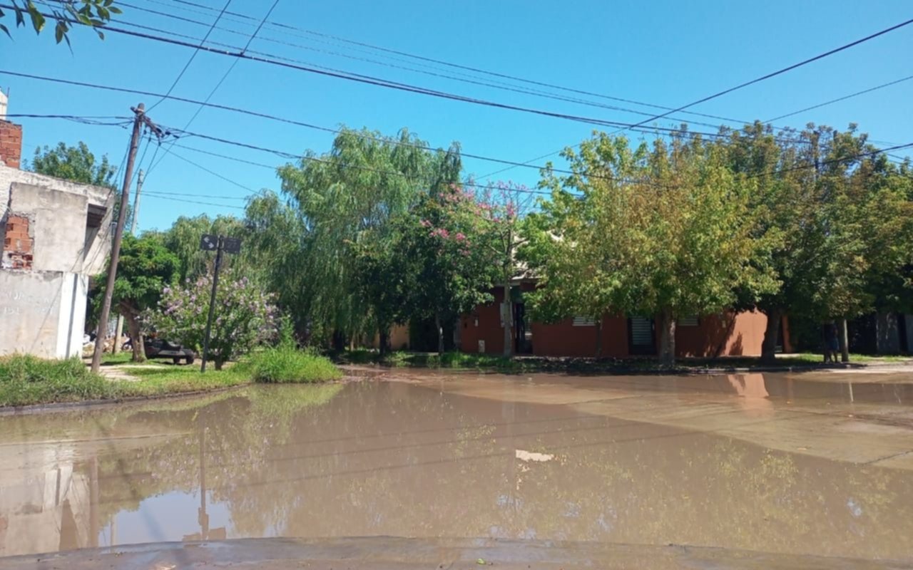 Una "nueva laguna" sorprende a metros del Centro platense