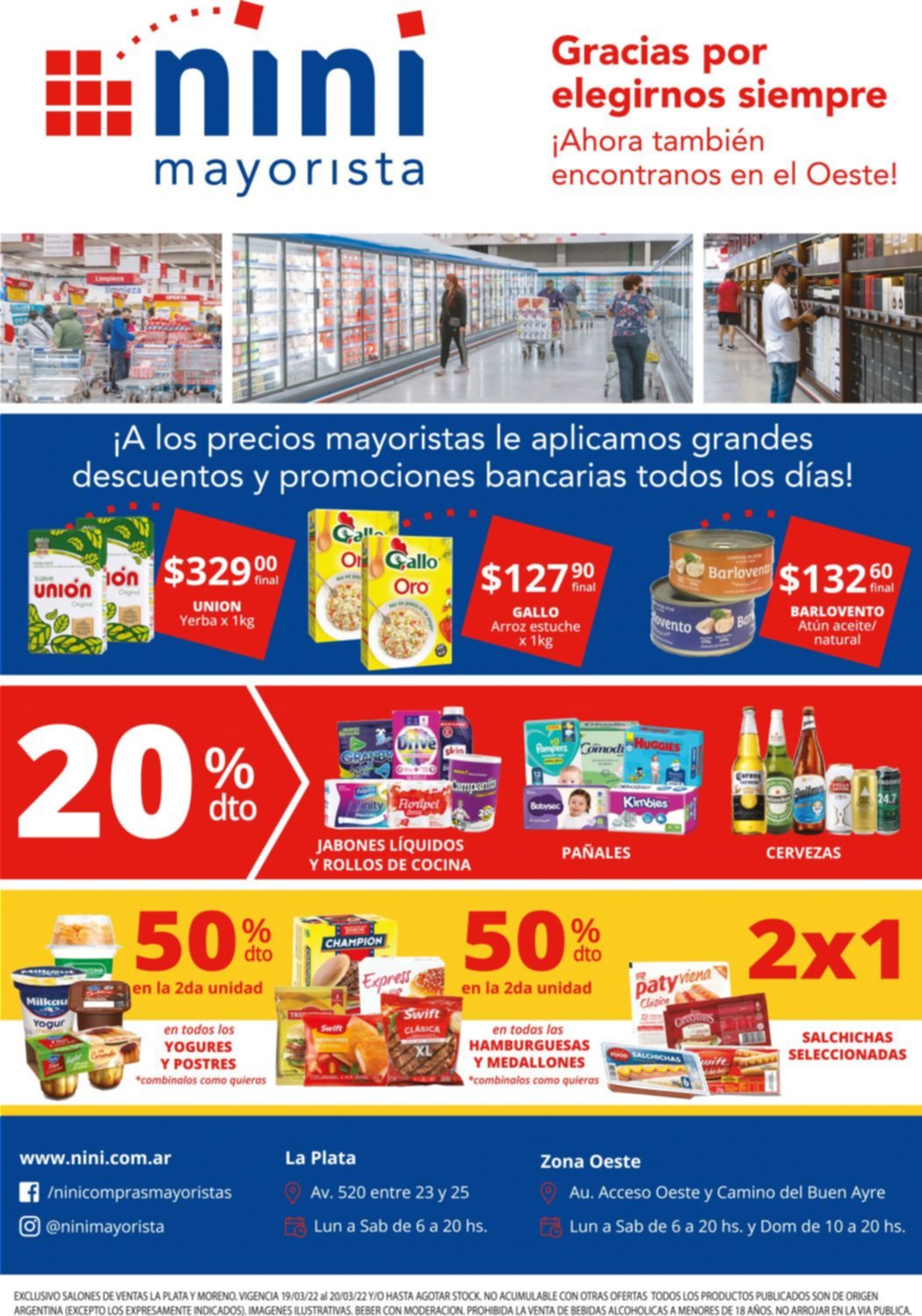 Elegí comprar al mejor precio mayorista y con descuento de hasta 15%