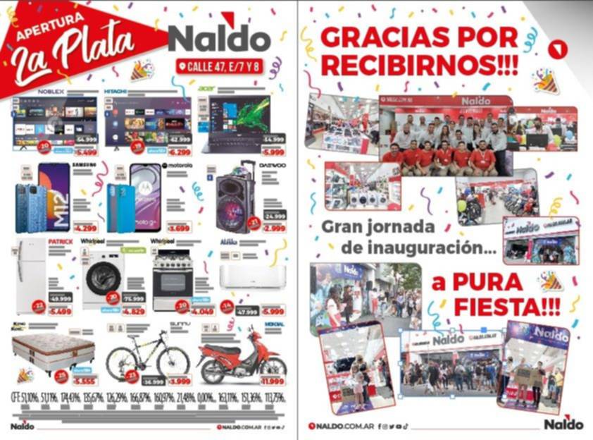 ¡Hola La Plata! Naldo llega a la ciudad