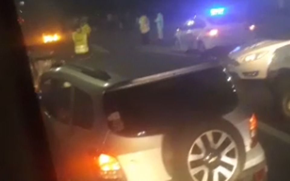 Varios kilómetros de demora en la Autopista por un piquete