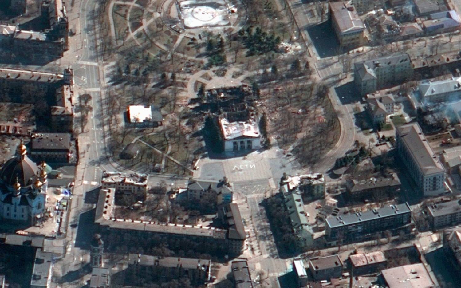 Una escuela de arte con 400 refugiados fue blanco de los bombardeos rusos 