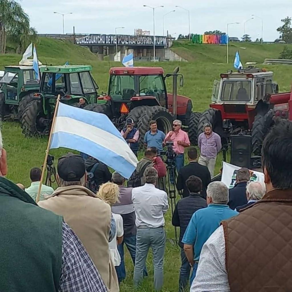 “Tractorazo” del campo por las retenciones