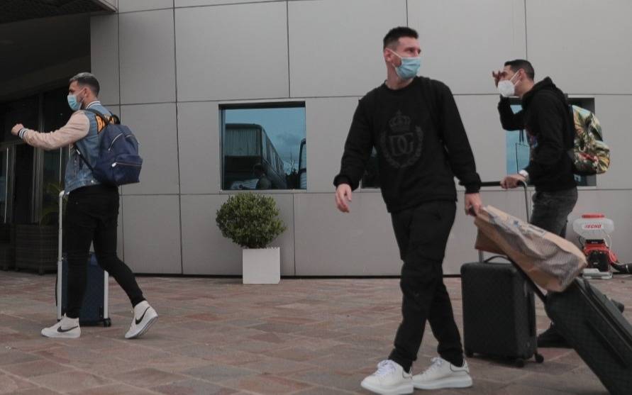 Lio Messi ya está en la Argentina para los dos partidos de la Selección