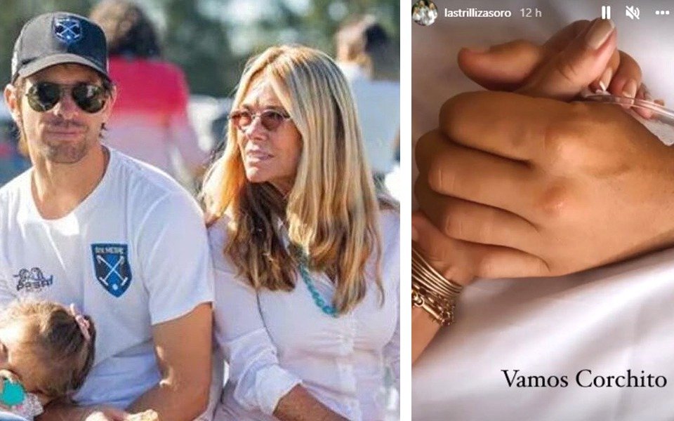 La conmovedora foto de una de las Trillizas de Oro junto a su hijo en grave estado: "Vamos Corchito"