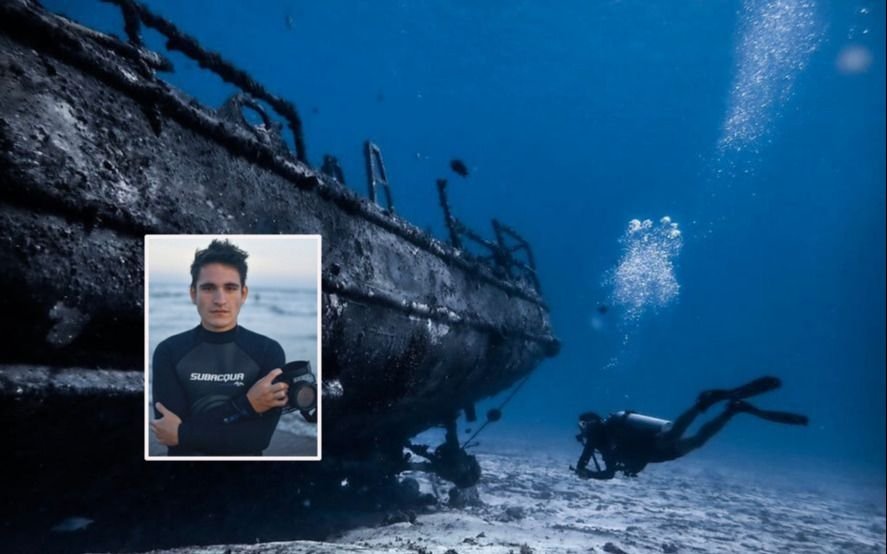 Nicolás Marín, el bonaerense de 22 años que fue elegido por National Geographic como fotógrafo submarino