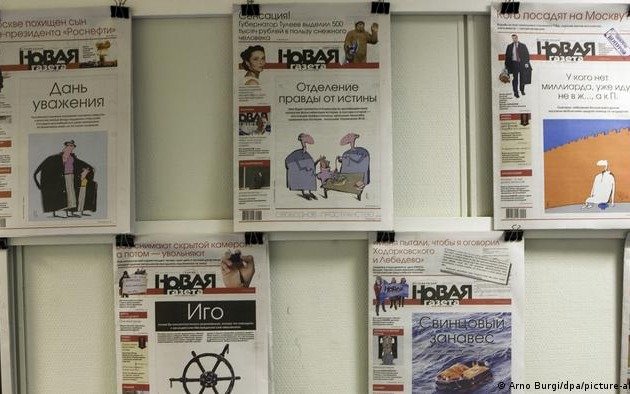 Novaya Gazeta, el último periódico independiente de Rusia, cierra hasta el fin de la guerra
