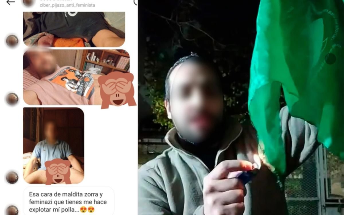 "Zorra y feminazi": acosador de La Plata se dedica mandar fotos de sus genitales a mujeres
