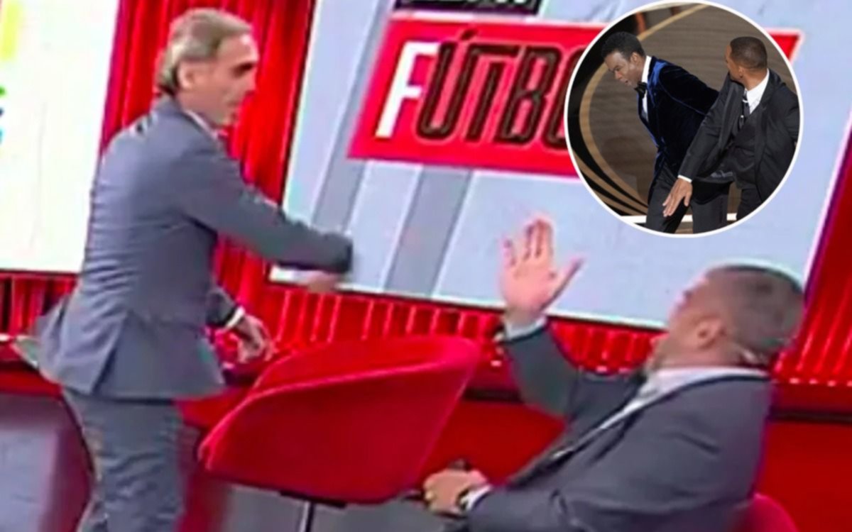 VIDEO.- Ruggeri quiso cachetear al “Chavo” Fucks como Will Smith en los Oscar