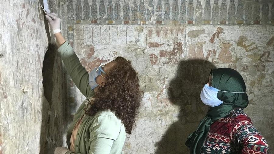 En Egipto: investigadores platenses exploran la tumba del príncipe Amenmose