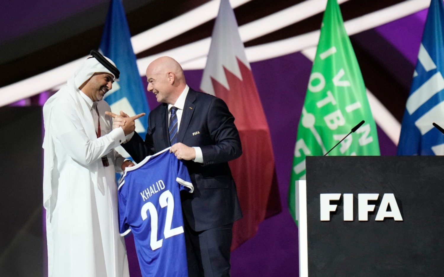 En Qatar, Infantino dio marcha atrás con el proyecto de organizar el Mundial cada dos años