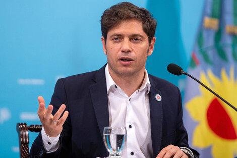 Kicillof y un discurso que mostrará en la Legislatura el plan reelección