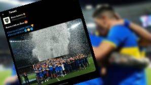 El irónico tuit de la cuenta de Boca, tras obtener el campeonato de la Supercopa: "Nueva crisis..."