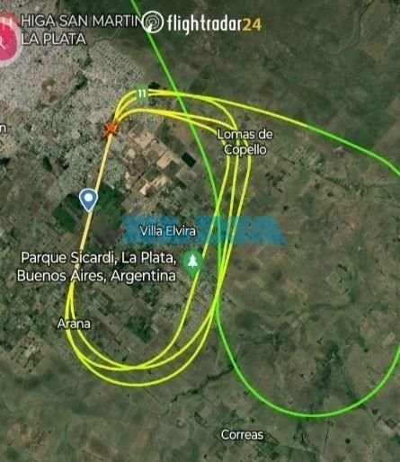 Otro avión voló sobre La Plata por largo tiempo y generó misterio