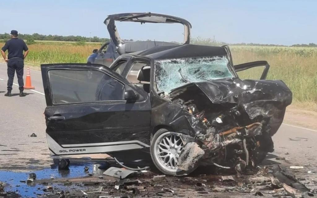 Padre e hijo murieron en un trágico choque frontal