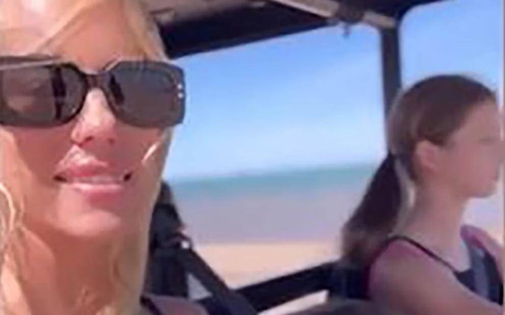 ¡No, Nicole! Hizo manejar a su hija de 12 y encima la filmó