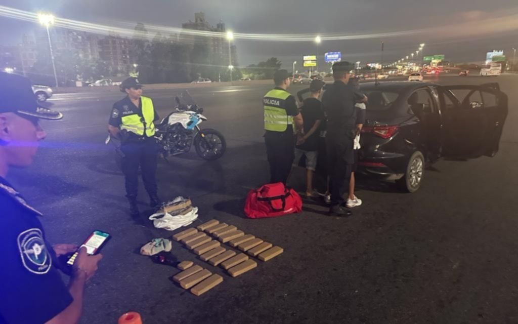 Viajaba por la Autopista a La Plata con varios kilos de marihuana