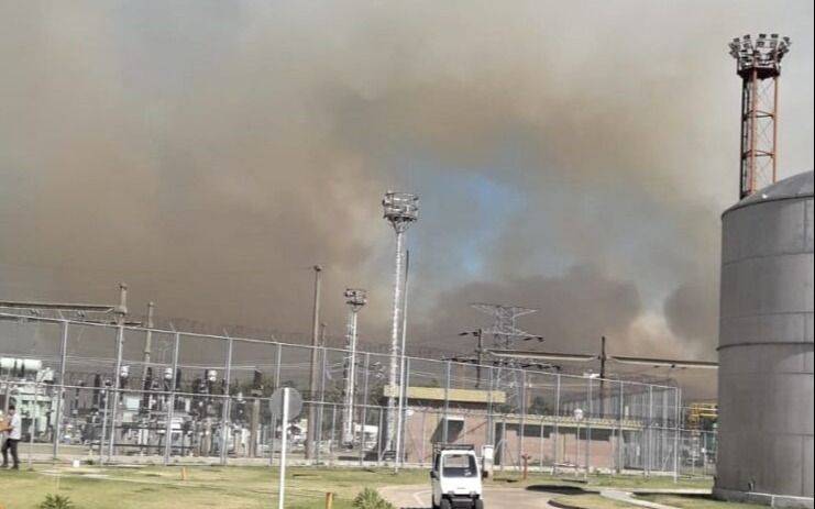 En alerta por otro incendio cerca de Atucha: aseguran que el fuego "está controlado"